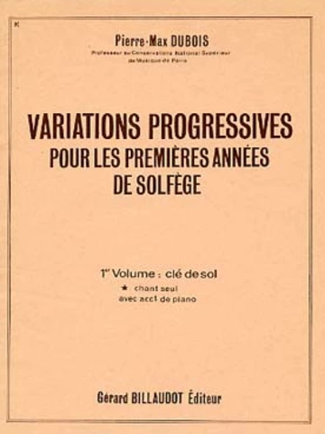 Variations prog pour premières années solfège vol. 1 élève Visuel